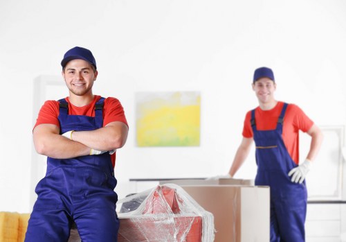 Professional furniture removals in Coulsdon with careful loading of household items