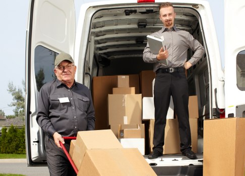 Removal company helping with a house move in Coulsdon