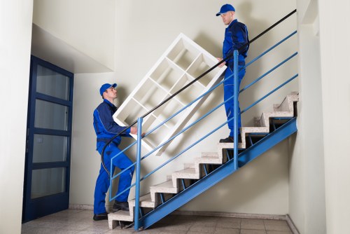 Careful loading of furniture during a Coulsdon flat move