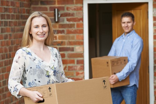 Packing and loading items for a home move in Coulsdon