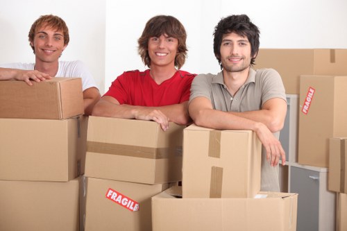 Professional moving truck Coulsdon loading and packing