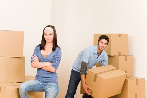 Manual handling of furniture during a removal job