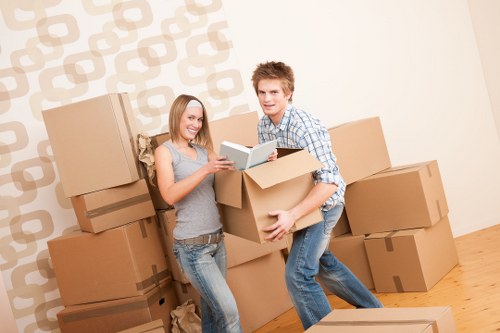 Furniture being carried carefully during a home removal in Coulsdon