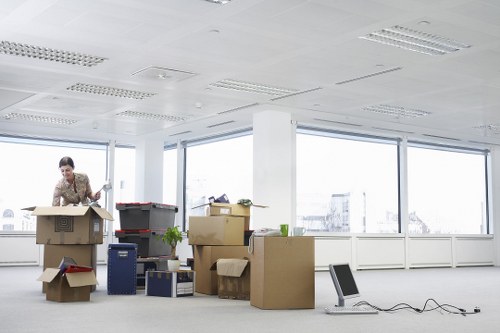 Professional student move with boxes and furniture in Coulsdon