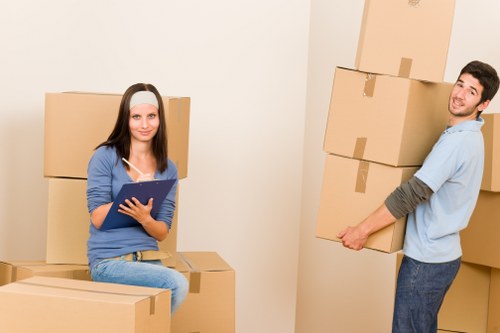 Packing boxes and preparing for removal services in Coulsdon