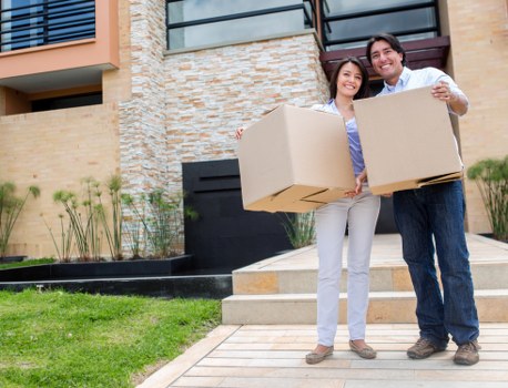 Careful packing preparation for a Coulsdon home move with labeled boxes